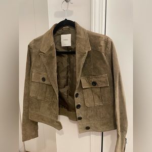 Mango Genuine Suede leather Jacket